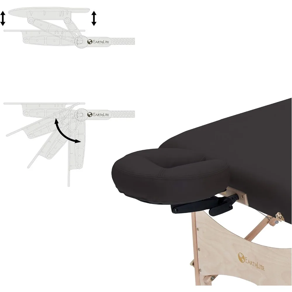 Earthlite Draagbare Massagetafel Harmonie Dx-Opvouwbare Fysiotherapie/Behandeling/Strektafel, Milieuvriendelijk Ontwerp