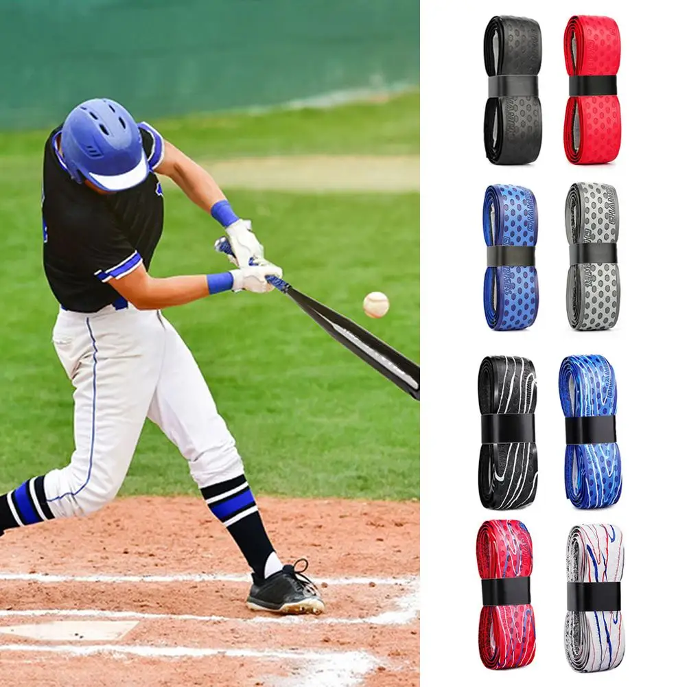 1M Bat Grip Tape For Baseball Absorbs Sweat Tennis Grip Racket Handle Grip PU Anti-Skid Overgrip Sweatband Tape For Pickleb Q6Z9