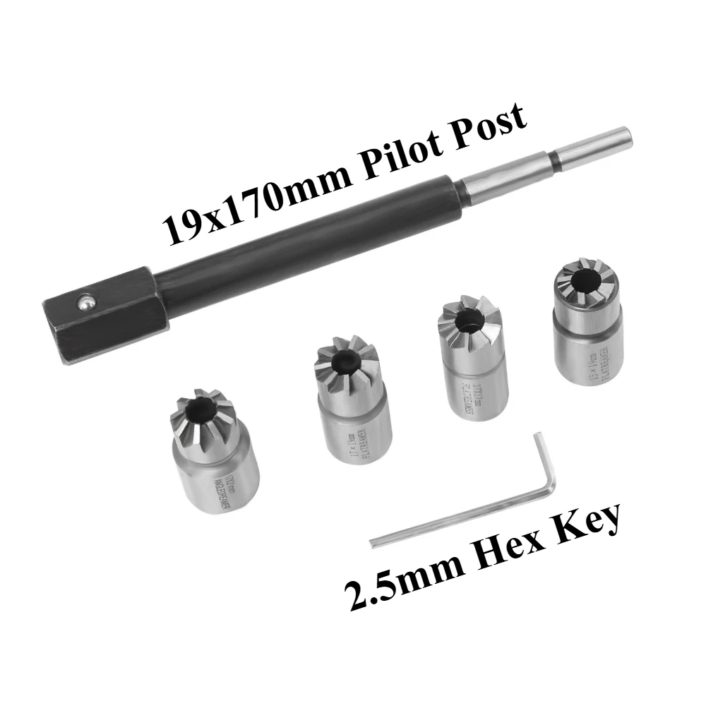 6PCS Diesel Injector Seat Cutter Remover Tool Kit for Delphi Bosch BMW Merc CRD PSA Ford Fiat Peugeot Cutter Milling Set