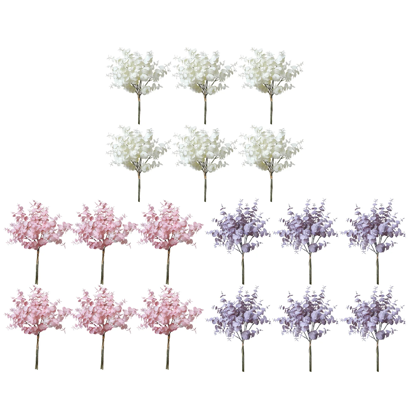 

6Pcs Simulation Lysimachia Christinae Leaves, Plastic Plant Leaves, Artificial Plant Decoration for Home, Wedding, Holiday