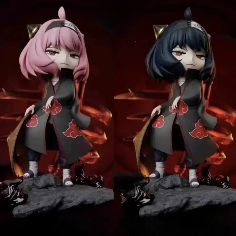 Anime espião × família estatueta mangá anya forger figura dupla cabeça pvc 18cm modelo estátua estatueta coleção brinquedos de aniversário presentes