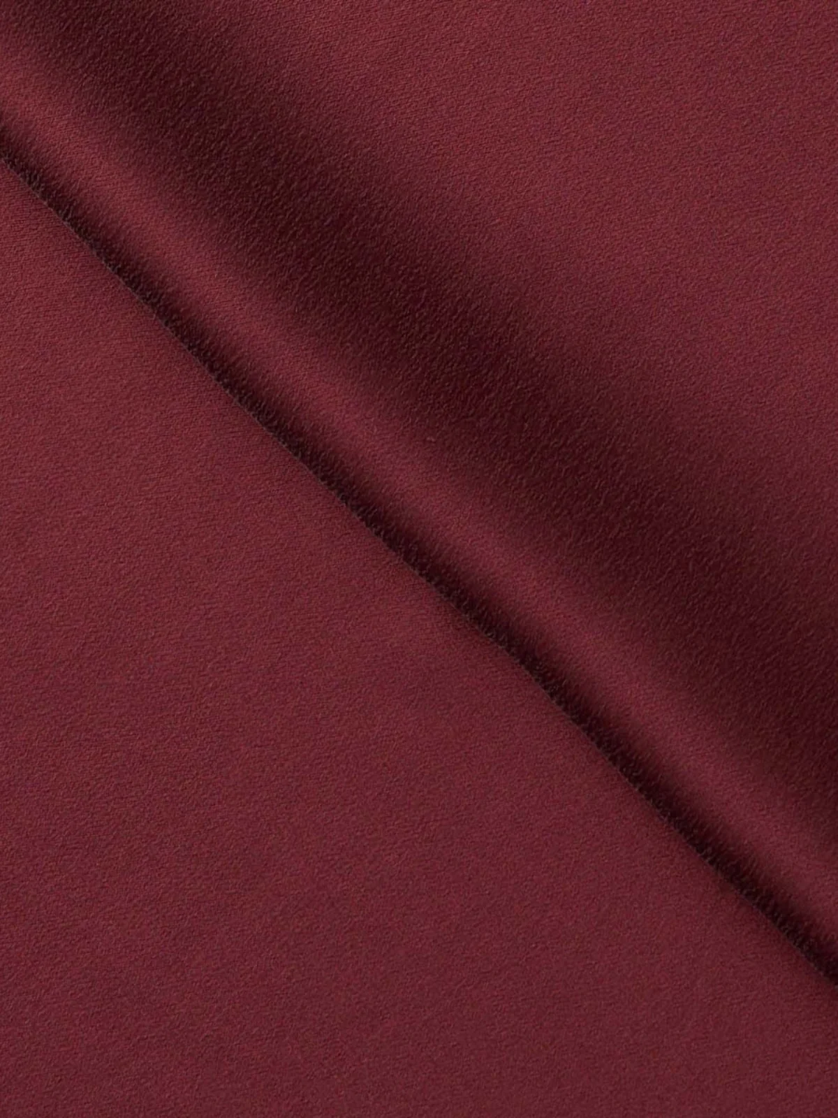 

Classic Wine Red Pure Color Silk Waed Dr Fabric Order Remaining irt Dr Gown Material Chinese Sle Clothing