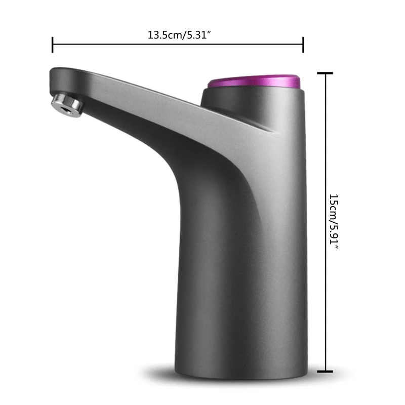 Bình Nước Bơm Sạc USB Điện Tự Động Nước Bơm Chai Nước Bơm Tự Động Chuyển Đổi Uống Trang Sức Giọt