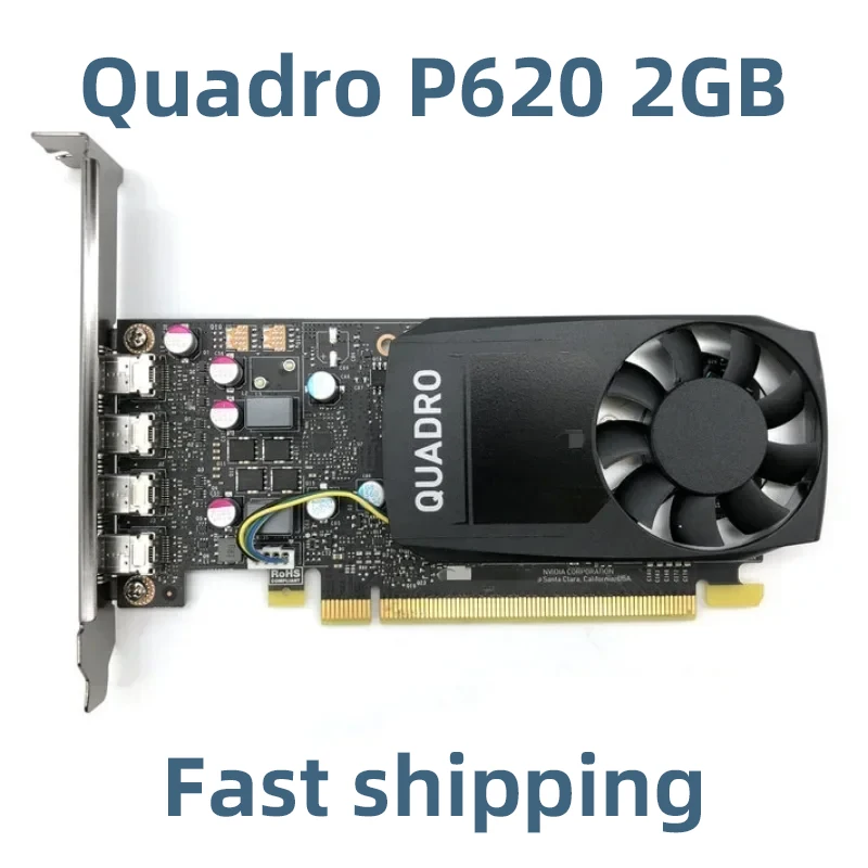 

1PCS Original Quadro P620 2GB Professional Graphics Card CAD/PS/SW/3DMax/4-screen 4K High Quality