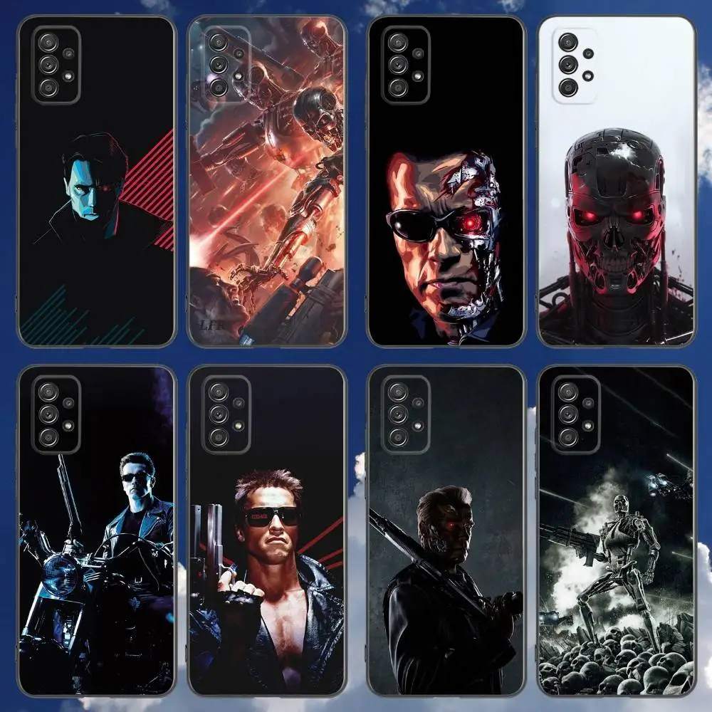 

Movie The T-Terminator Phone Case For Samsung Galaxy A 91,80,73,72,71,53,52,51,22,5G Shockproof Soft Black Cover
