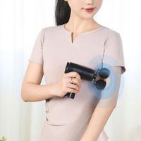 Body Massagers For Muscles Neck Massager With 4 Massage Heads Electric Handheld Portable Relaxer Device For Workout Fitness