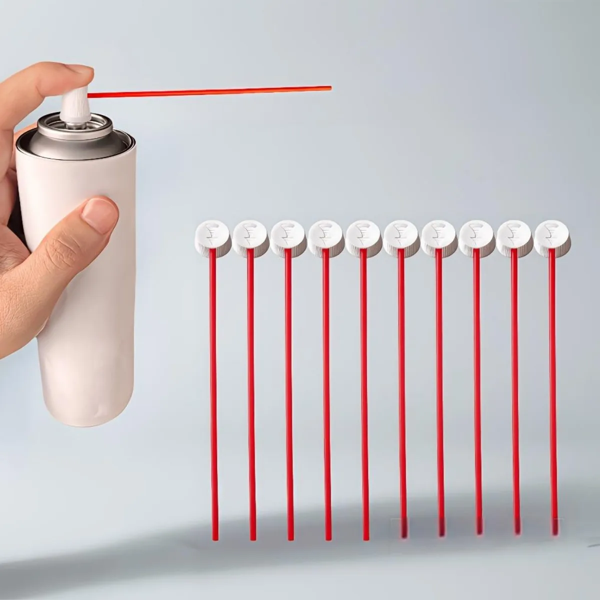 Gas cylinder extension spray bar, used for fixed-point cleaning, repairing fine seams, home repairs, manual spraying