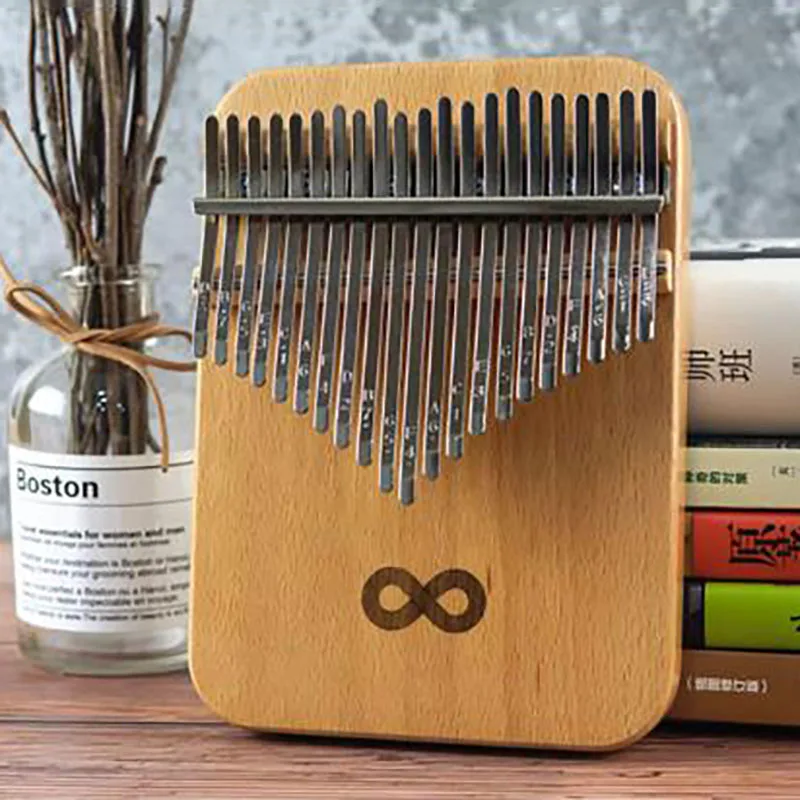 Kalimba 21 Keys Note Wood Miniature Portable Kalimbas Initiants Professional Musical Keyboard Synthesizer Finger Piano Device