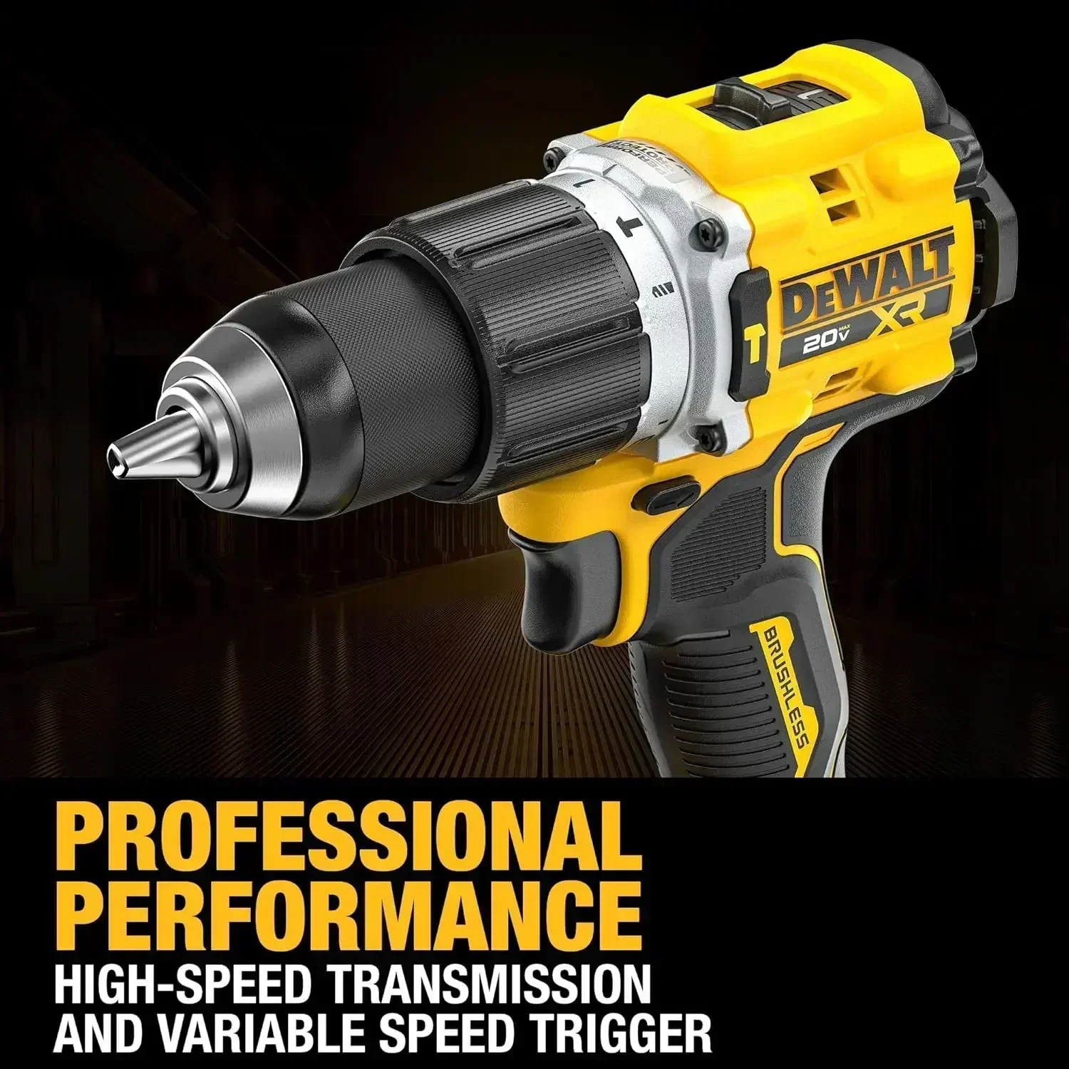 DEWALT DCD806 20V MAX XR Brushless Cordless Hammer Drill 1/2