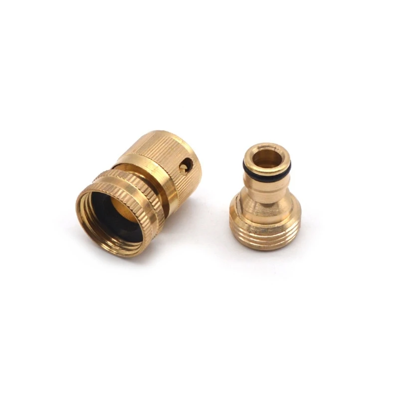 3/4 inch Brass Garden Water Adapter 3/4'' Thread Faucet Quick Connector Hose Water Guns Washing Machine Fitting