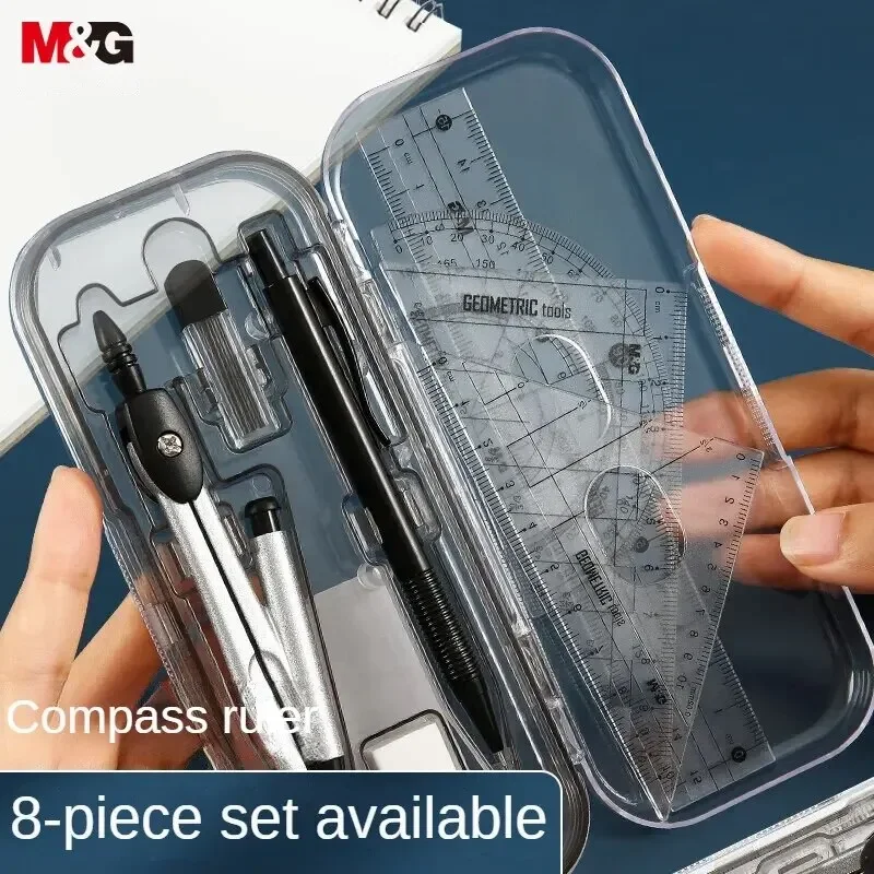 compass grupo regua medicao aprendizagem profissional multifuncional drawing tool regua e regua eight pcs hb m g 01