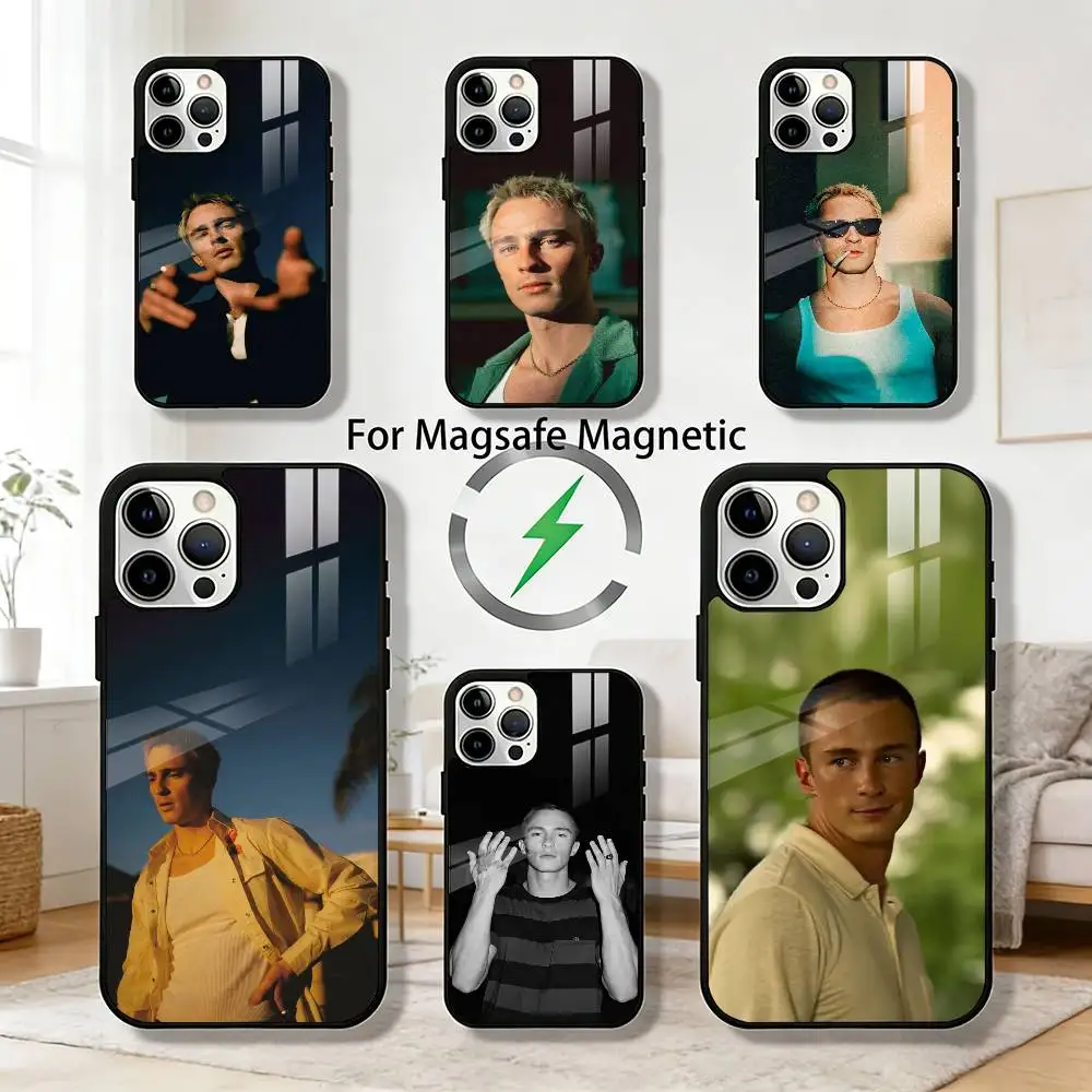

Actor D-Drew Starkey Phone Case For iPhone 17 16 15 14 13 12 Pro Max Plus for Magsafe Mirror Wireless Magnetic Cover
