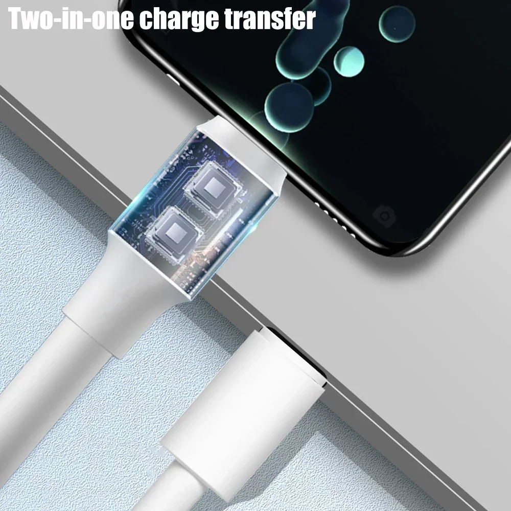 300W USB Type C Cord Fast Charging Cable Universal Phone Data Line for Samsung Xiaomi Mi Huawei Android High-speed Charger Wire