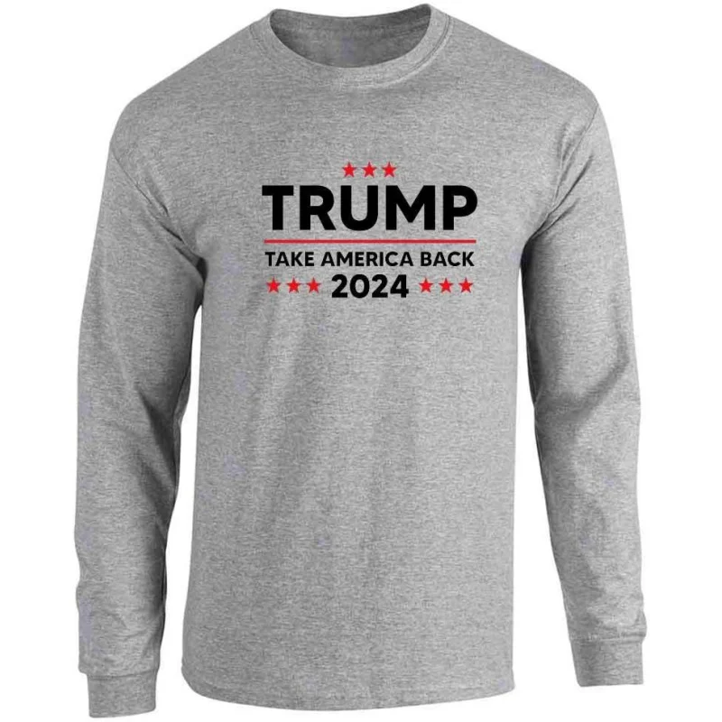 

Donald Trump Returns US Pattern Long Sleeve Top T-shirt in 2024