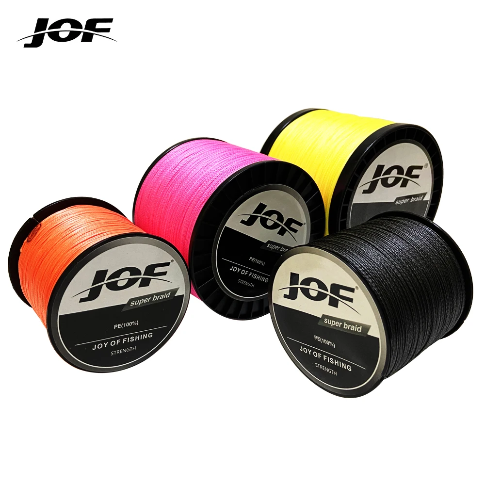 

JOF X8 Lure Line Braided Fishing Line Pesca Carp Multifilament Fly Wire Japanese Pe Line Saltwater 1000M 500M 300M 9.07-45.39kg