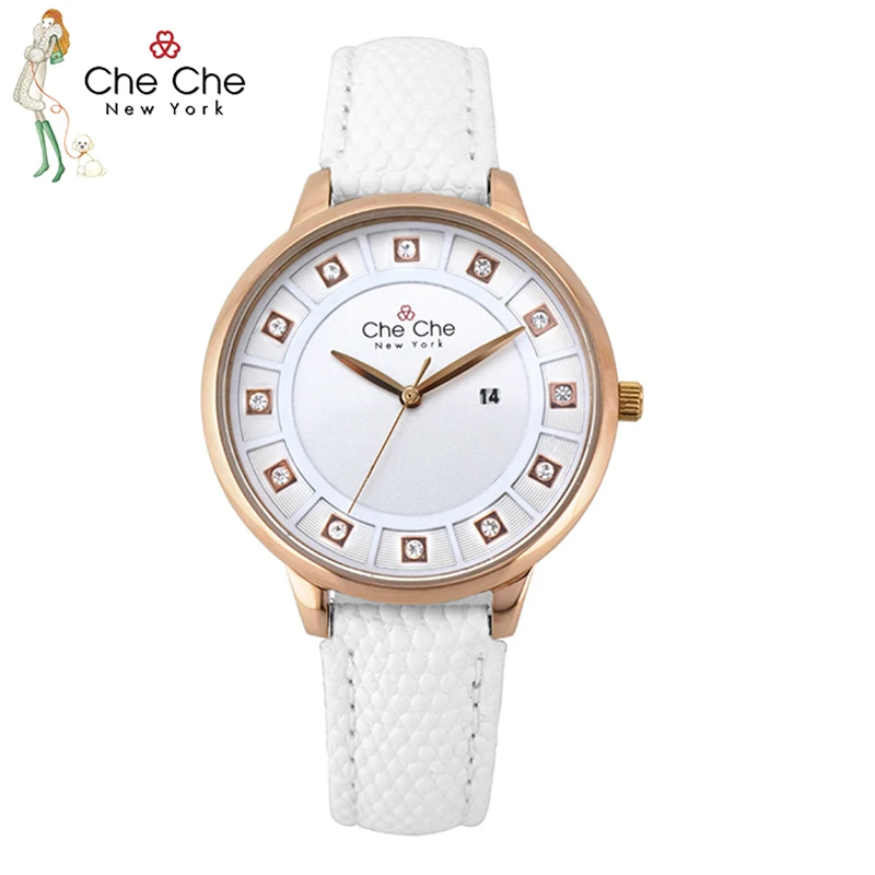 CHE CHE CC034 Woman watch new fashion niche luxury stone women's watches Korean version of the gas ultra-thin Harajuku gift