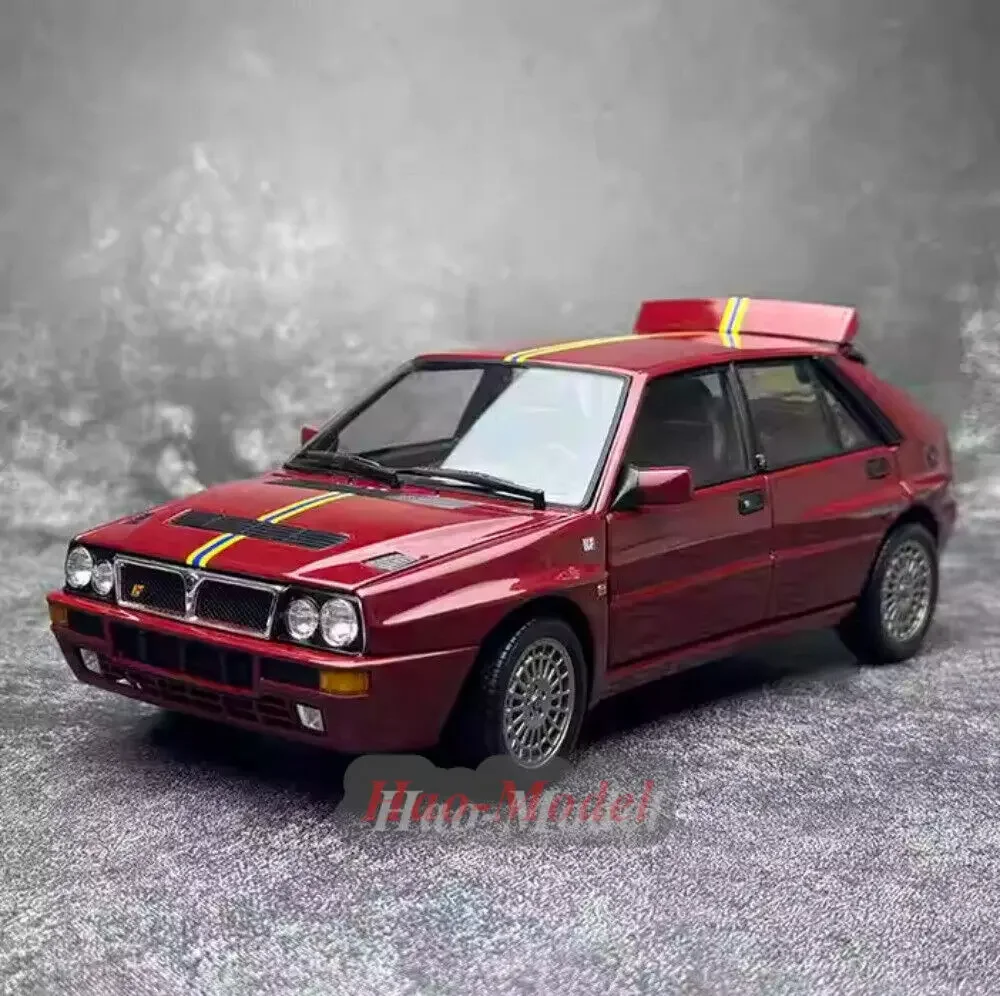 KYOSHO 1/18 For Lancia Delta HF Integrale Alloy Diecast Model Car Simulation Toys Boys Birthday Gifts Hobby Display Ornaments