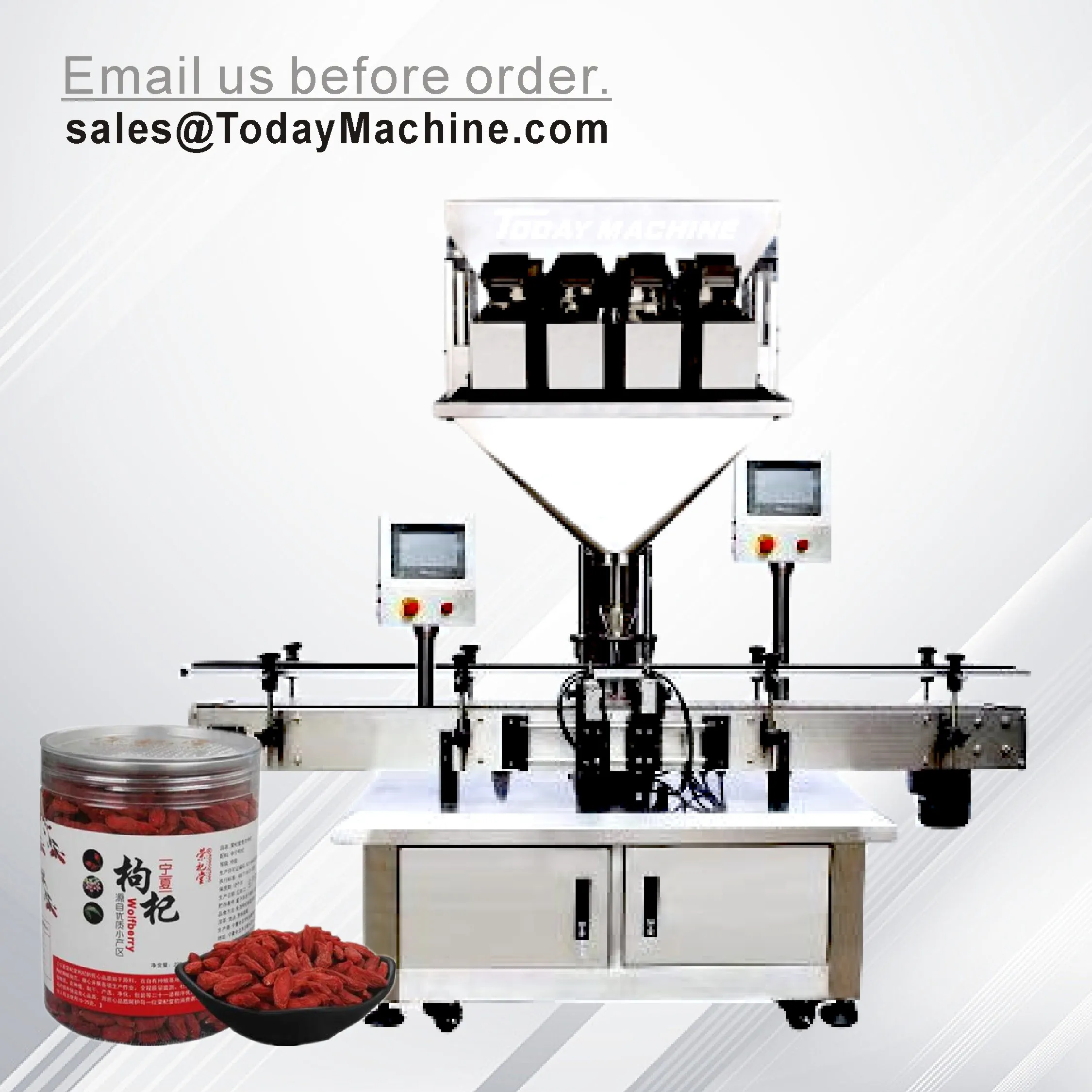 Automatic Corn Snack Puff Potato Chips Multi-head Vertical Granule Weighing Filling Gummy Candy Packing Machine