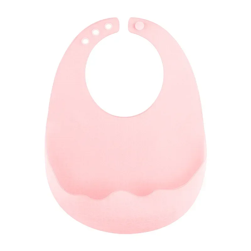 2024 Summer Silicone Bib for Babies Light Weight Transparent Waterproof Bib No Wash Mouth Watering Bib