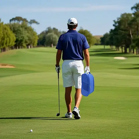 Bärbar golfskoväska i oxfordtyg, skobärarväskor, andningsbar, lätt och dammtät golfväska, fotbollstennisskoväska 8 best sales förvaring av omslagspapper - №3