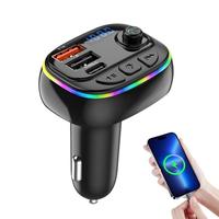 USB Fast Charging Car Charger MP3 Player Car FM Transmitter Portable Music Player Vehicle Charger Automobile Radio Music Adapter