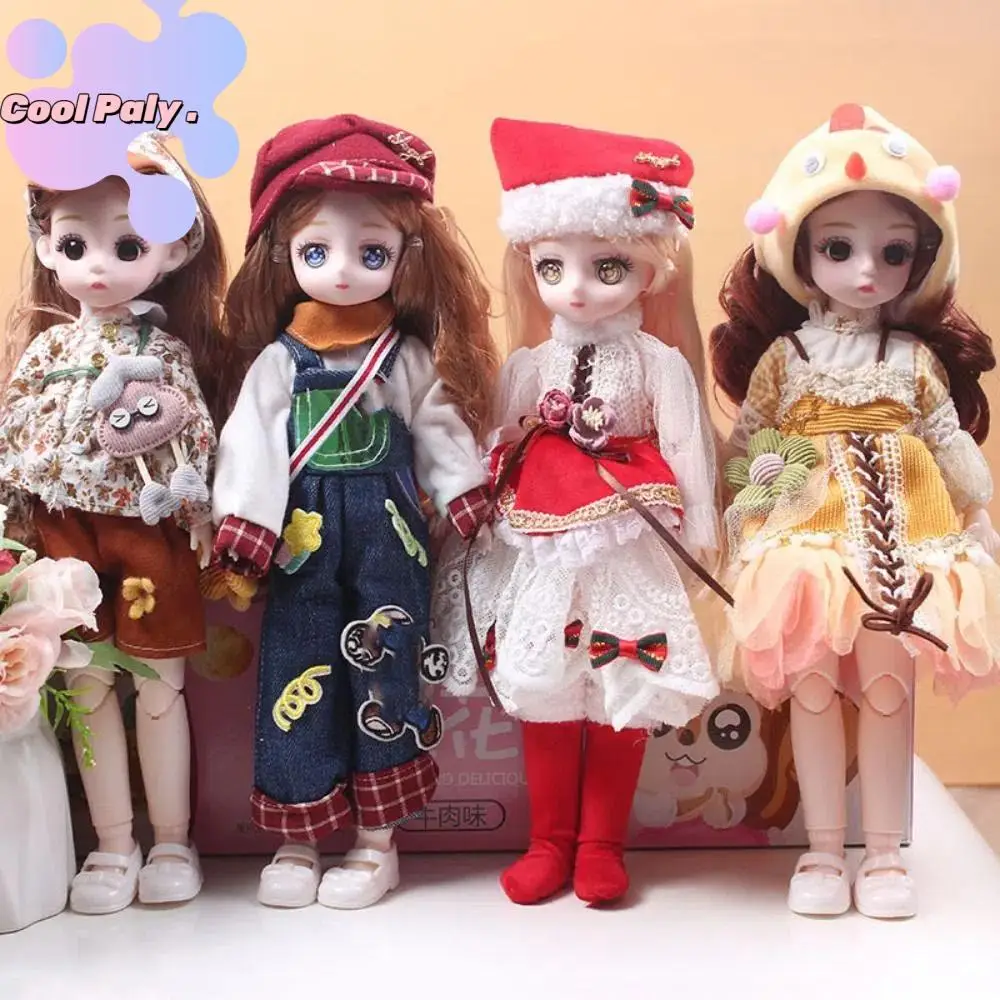 

Multiple Movable BJD Dolls and Clothes Removable Joint Butterfly Wing 30cm 1/6 BJD Dolls Attractive Eyes Colorful