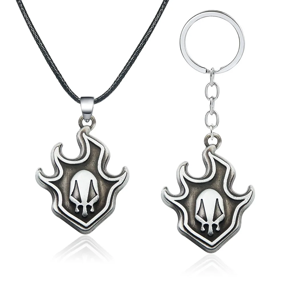 Death anime peripheral Kurosaki Ichigo virtual mask keychain Ge necklace