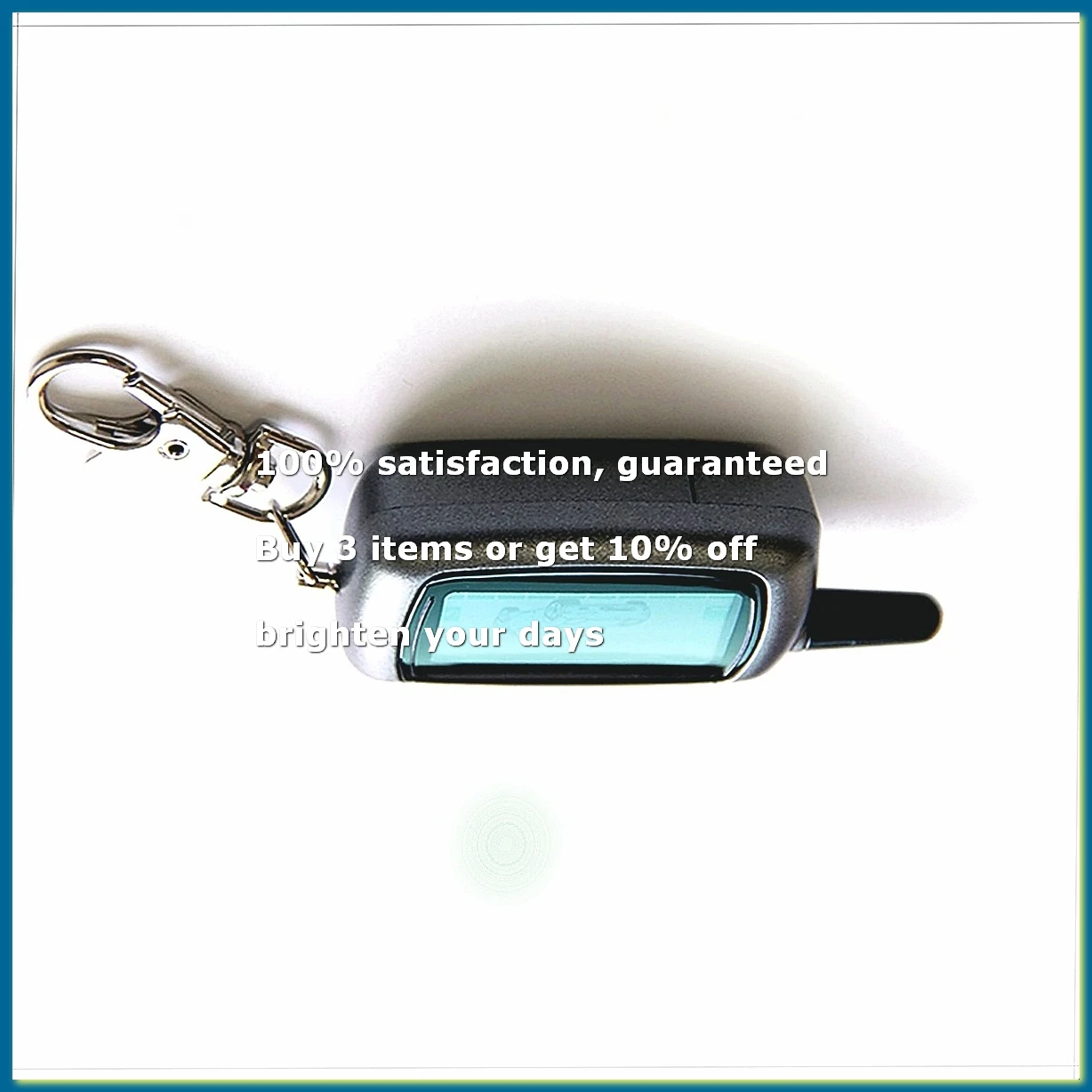 A9 LCD Remote Control Key for A9 A8 A6 Keychain, Two Way Car Alarm Twage