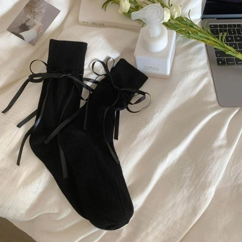 

Японские женские винтажные сетчатые носки до щиколотки с милыми завязками и бантиками для девочек, 15UB