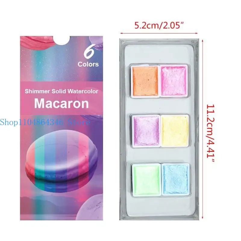 5ASD Artist Watercolor Paints 6 Colors 12 Color