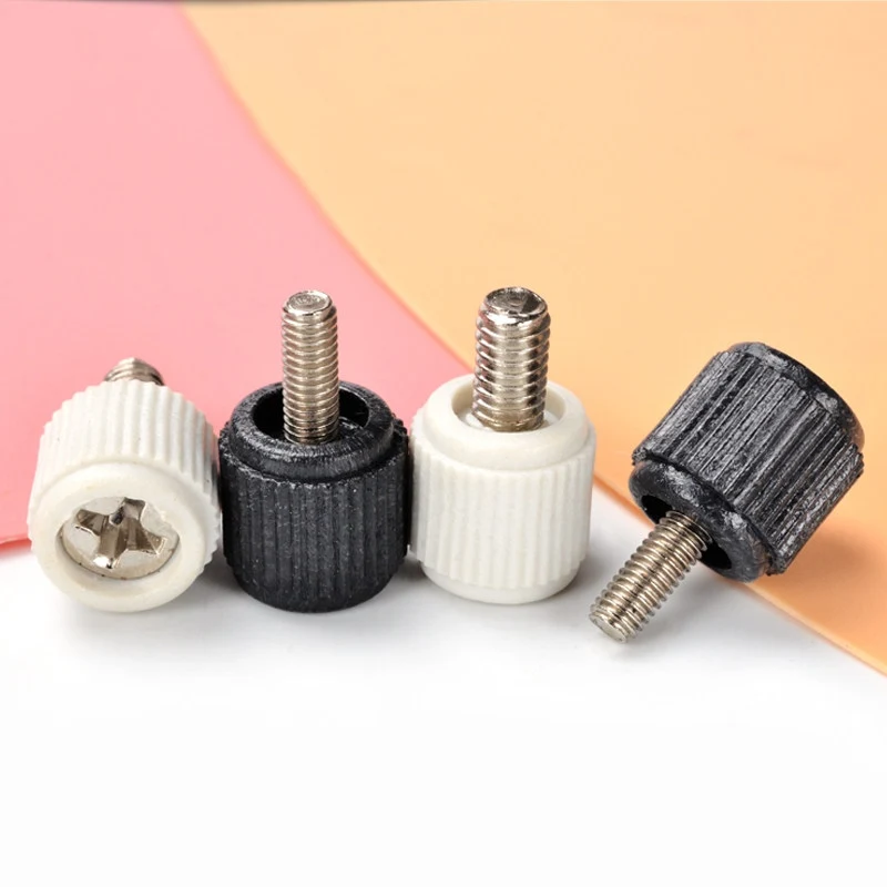 Hand twisted screw m3 m4 computer host cross shaped plastic small gong screw chassis assembly Rose nail black