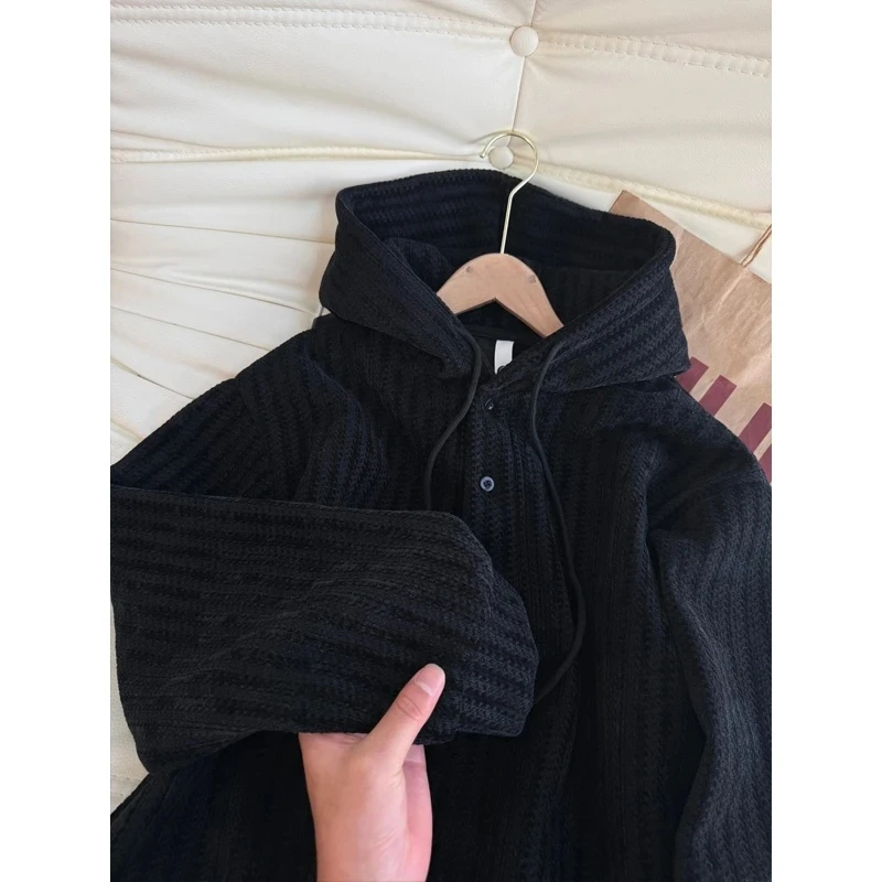 

Мужская утепленная флисовая толстовка с узором «рыбья кость», повседневная толстовка, зимняя теплая утолщенная куртка, американская ретро-одежда для пар