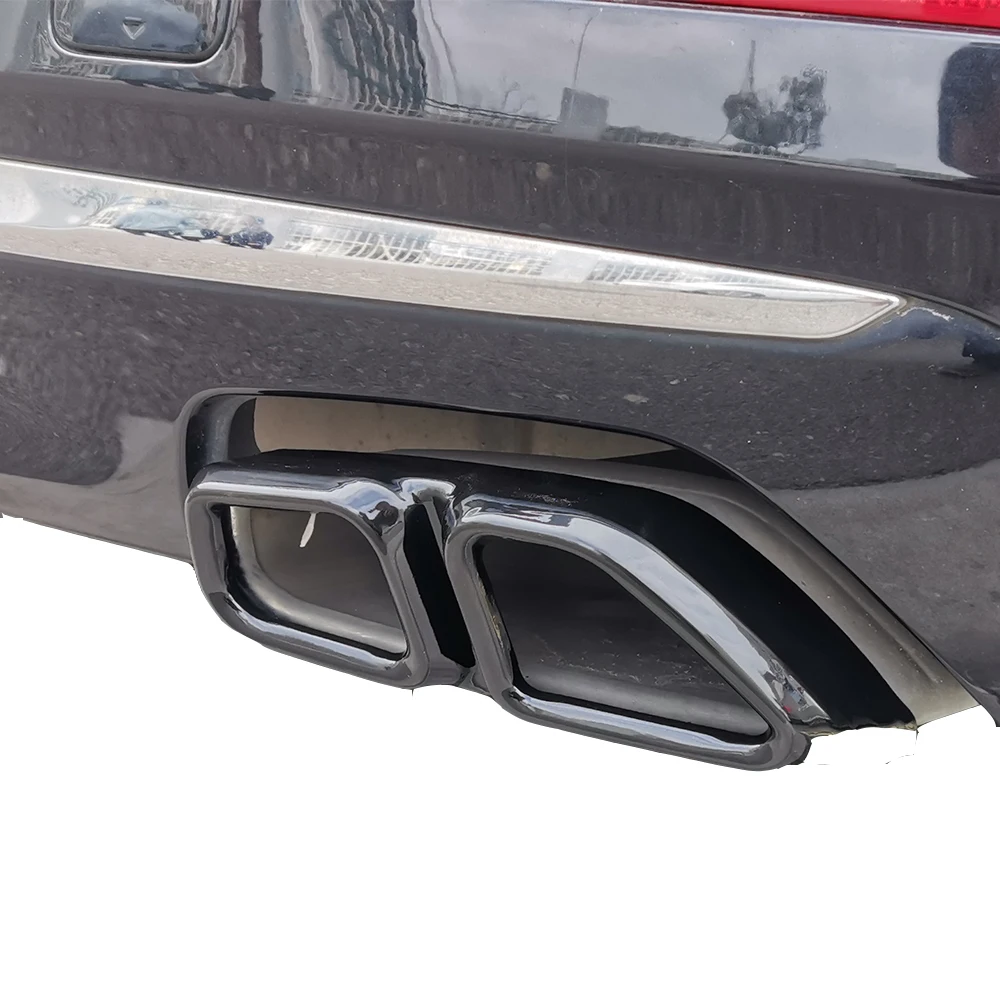 For BMW 5 Series G30 G38 2018-2022 Accessories Tail Throat Pipe Trim Frame Lengthen Car Muffler Exhaust Pipe Decoration Cover