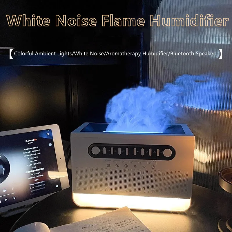 

HiFi 4 в 1 Bluetooth-динамик Белый шум Ночник для сна Увлажнитель Универсальная машина Бесплатная комбинация 8 групп Природный звук