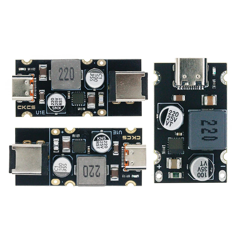 Módulo Adaptador de Carregamento Rápido, Módulo Step Down para Huawei, SCP, FCP, Apple PD, QC4.0, QC3.0, Tipo-C, USB, PD65W, DC 8, 32V, 3.25A, 65W