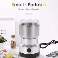 Mini Electric Grinder Household 300ml Ultrafine Baby Food Pulverizer Coffee Grinder Spice Pepper Grinder Grain Mill 2/4 Blades