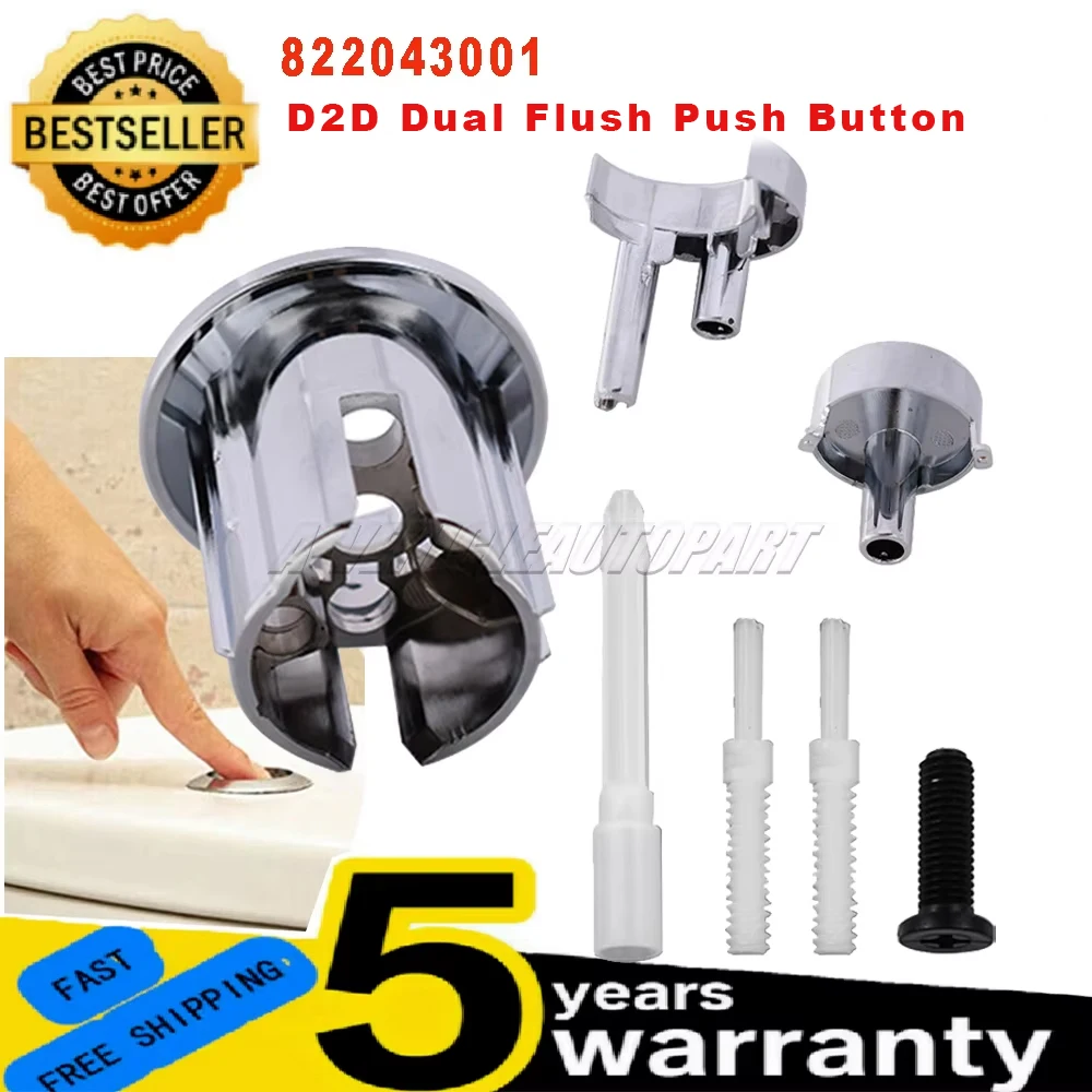 Compatible With ROCA Cistern D2D Dual Flush Push Button Half Moon AH0001800R New Style