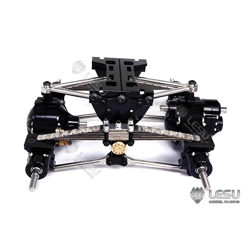 Lesu Modell Aktualisiertes Federungskit Pneumatische Ersatzteile für 1/14 RC Tamiya Man Hydraulische Traktoren Anhänger Ferngesteuerte LKWs RC-Autos – Detail 12