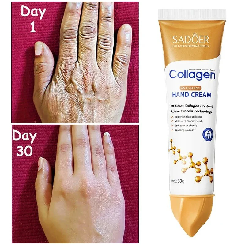 Lasting Moisturizing Bone Collagen Hand Cream Long Term Nourishing Pomegranate Hand Cream Korean Skin Care Handcare Products