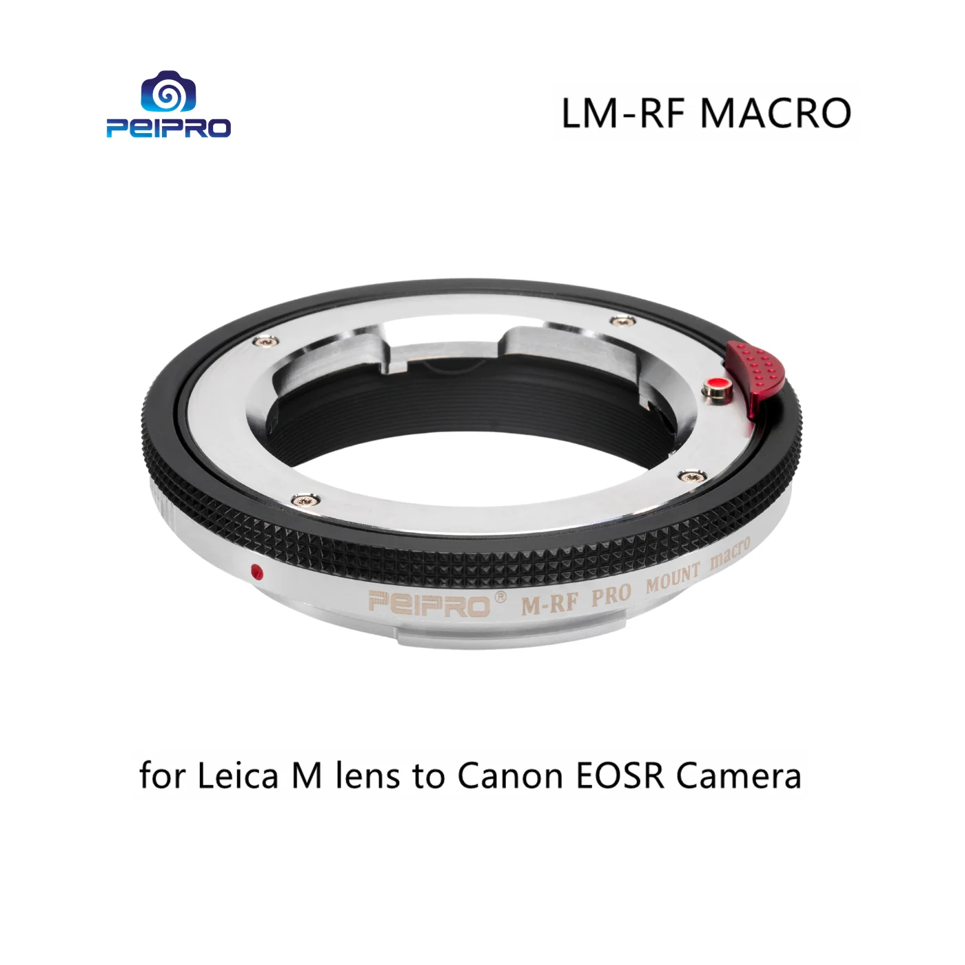 PEIPRO for LM-RF Lens Close Focus Adapter Converter for leica m Lens to Canon RF EOSR5 EOSR5II EOSR6II mount Cameras