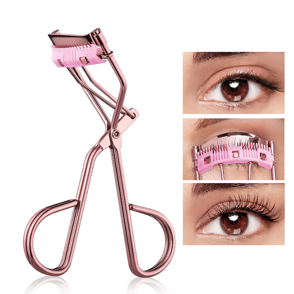 Professional Eyelash Curler With Replacement Pads Eyelash Cosmetics Makeup Tools For Women Eyelashes Curling Accessories