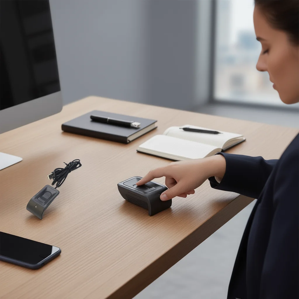 الكمبيوتر USB بصمة المسجل الكمبيوتر بصمة مفتاح قارئ البرمجيات قفل جهاز التعرف على بصمات الأصابع مسجل الكمبيوتر #1