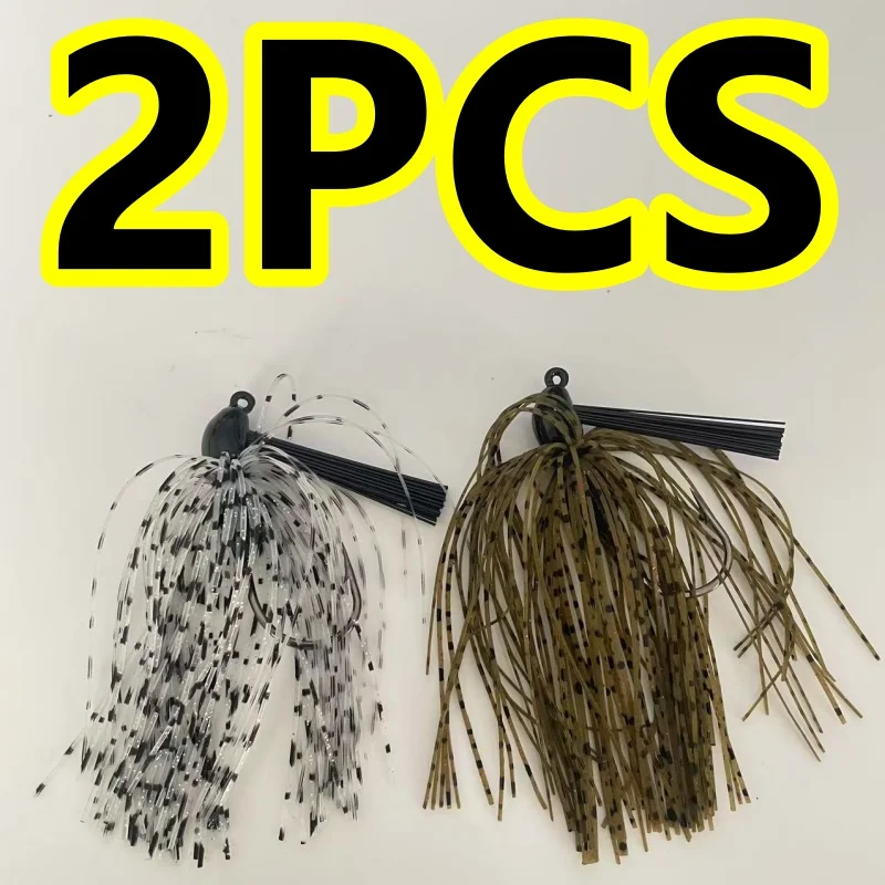 8024 5cm10.6g2PCS LURETV الأصلي المستوردة RAID ماستر تهزهز منطقة العوائق الوجه المياه تعويم الطريق يا الطعم اللحية غي #2