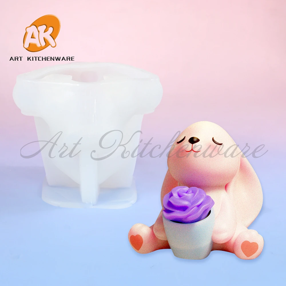 Bouquet Rabbit Sili…