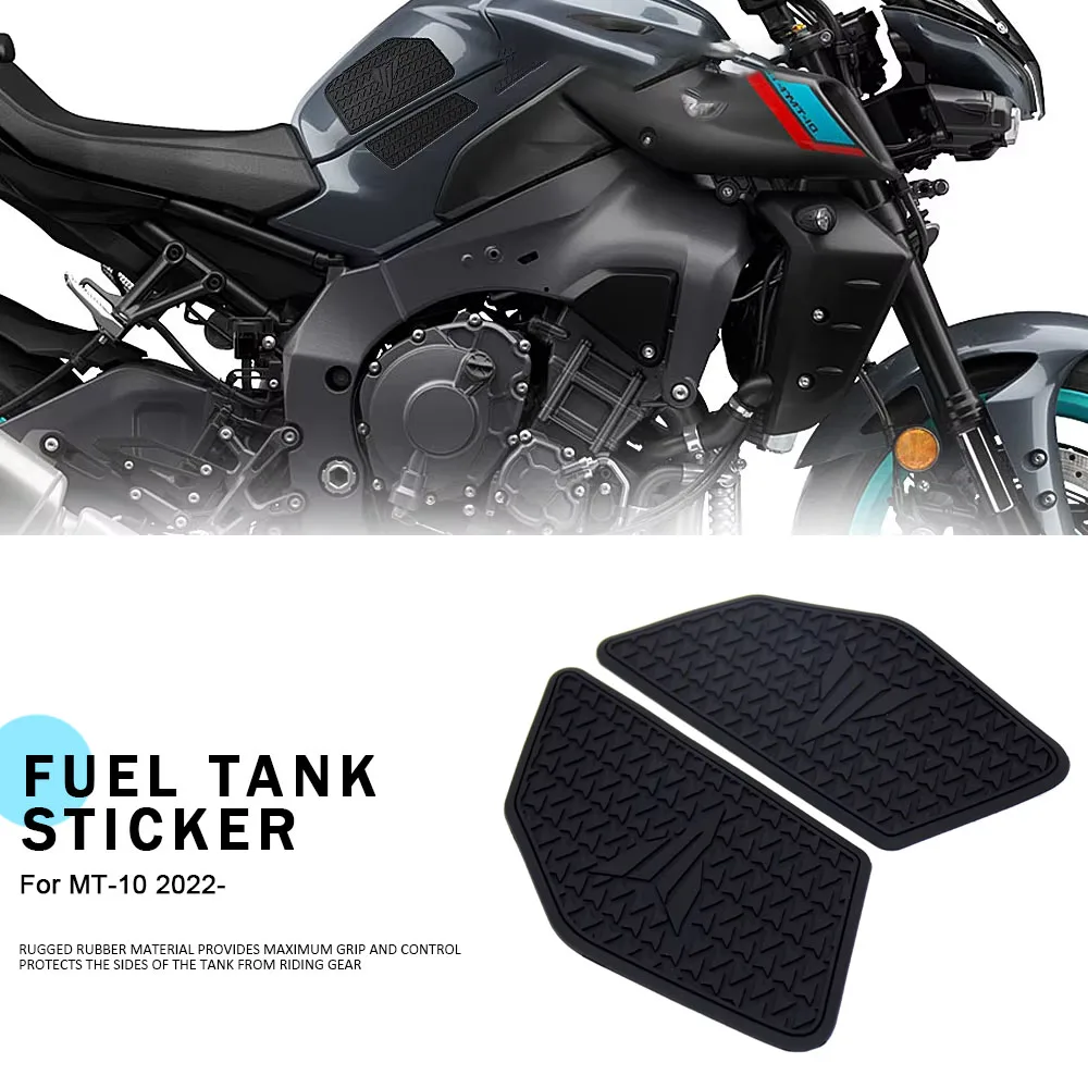 

MT-10 2025 Antiskid Fuel Tank Decal Traction Pad Protection Sticker Fits Motorcycle Accessories For Yamaha MT-10 2022 2023