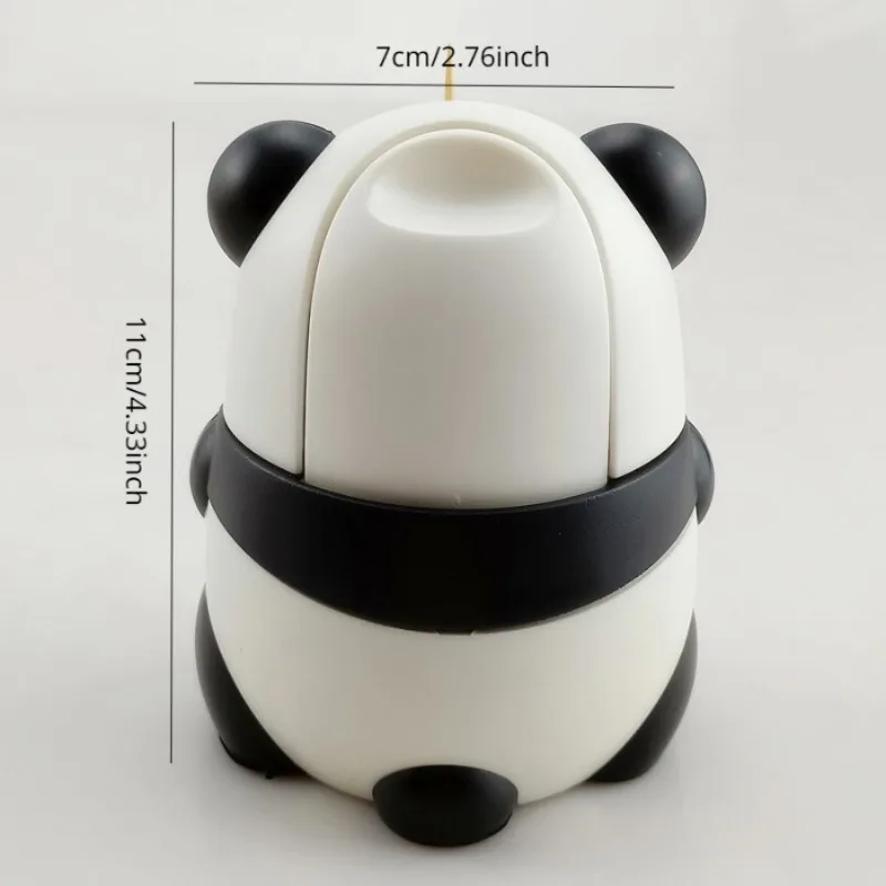 1Pc Kreative Automatische Zahnstocher Patrone Cartoon Panda Zahnstocher Box Modische Persönlichkeit Niedlich