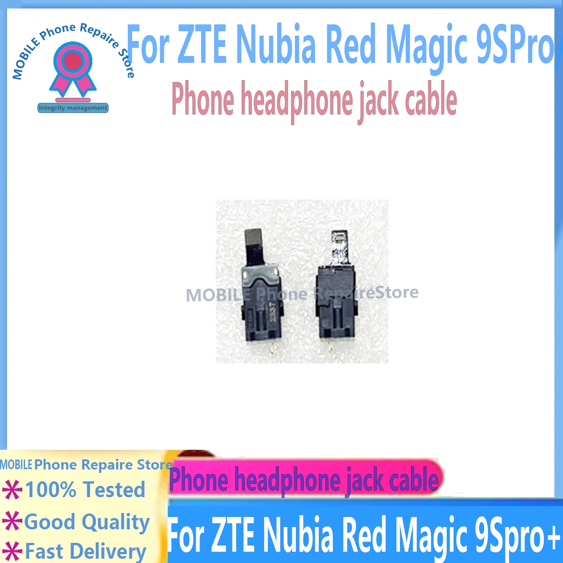 

For ZTE Nubia Red Magic 9spro Red Magic 9spro+ Headphone jack cable Replacement