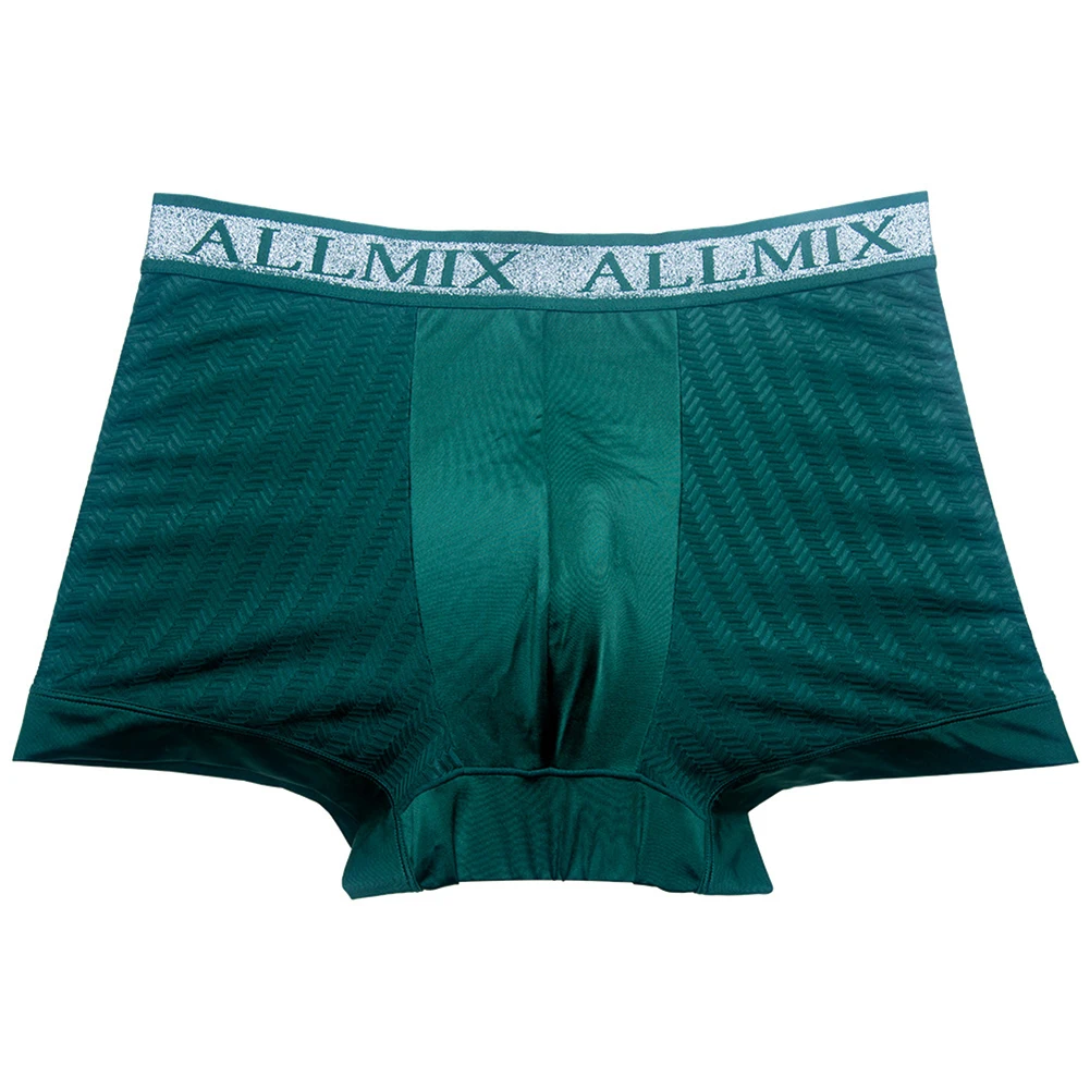 

Mens Ice Silk Underwear Solid Underpants Comfortable Sexy Lingerie Stretch Panties Briefs Breathable Boxer Shorts Men's Clothing