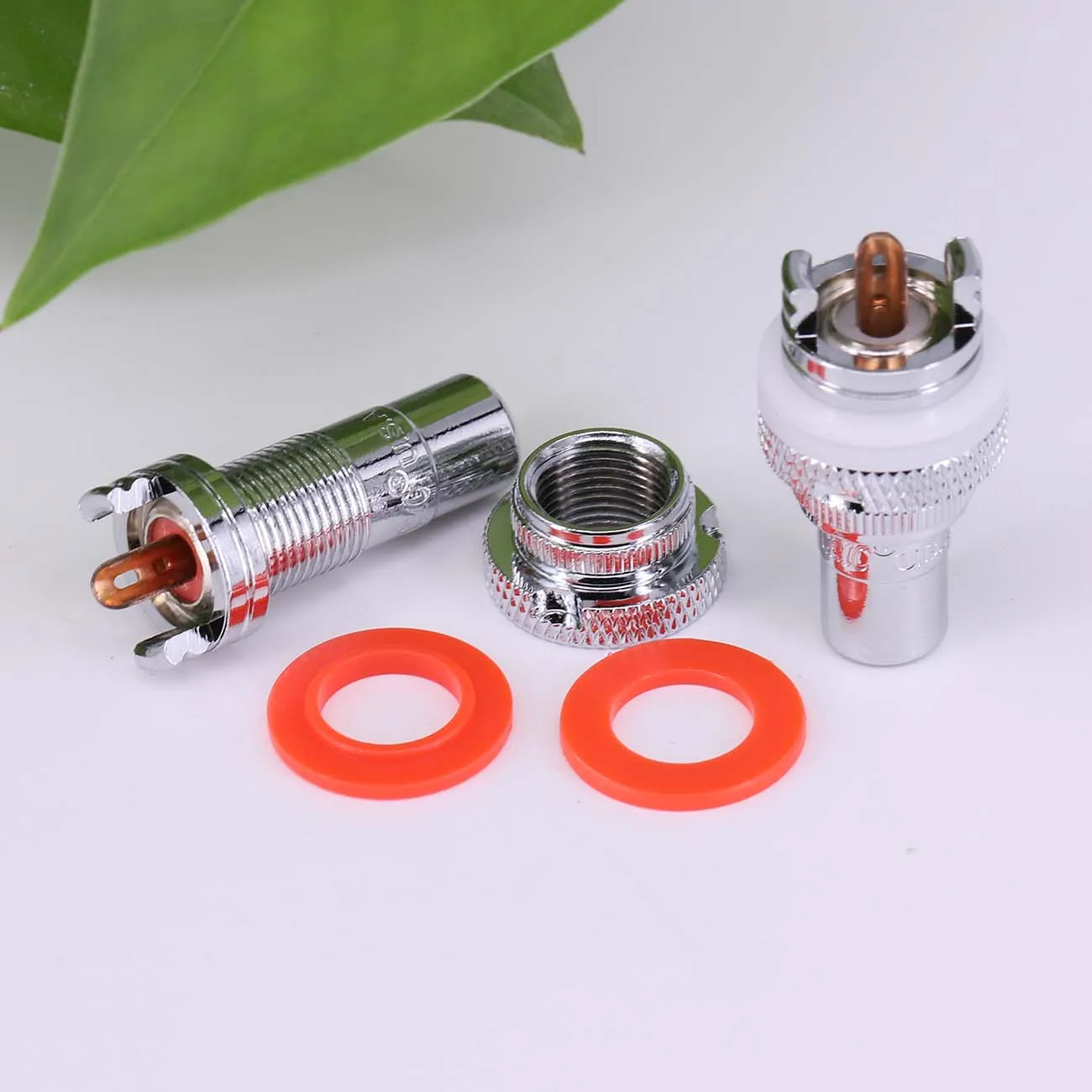 CMC RCA Female Terminal Plug Jack Socket Gold Plated Brass For HiFi Audio Video TV CD AMP Signal Panel Chassis Mount