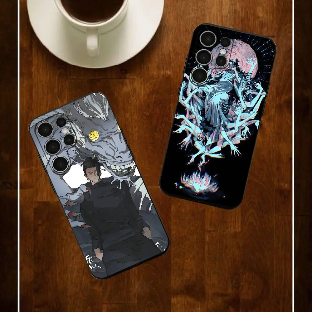 

K-Kenjaku Anime Phone Case For Samsung S24 25 23 22 21 20 Plus Ultra 5G Lite Shockproof Cover